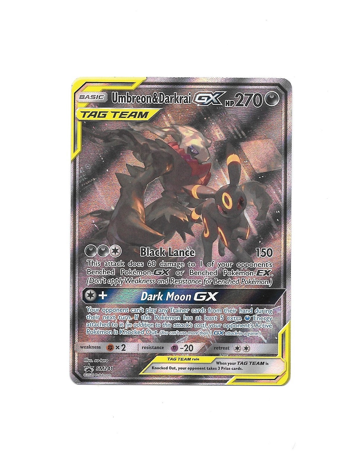 Umbreon Darkrai Gx Promo Alt Art Mint Packflipps